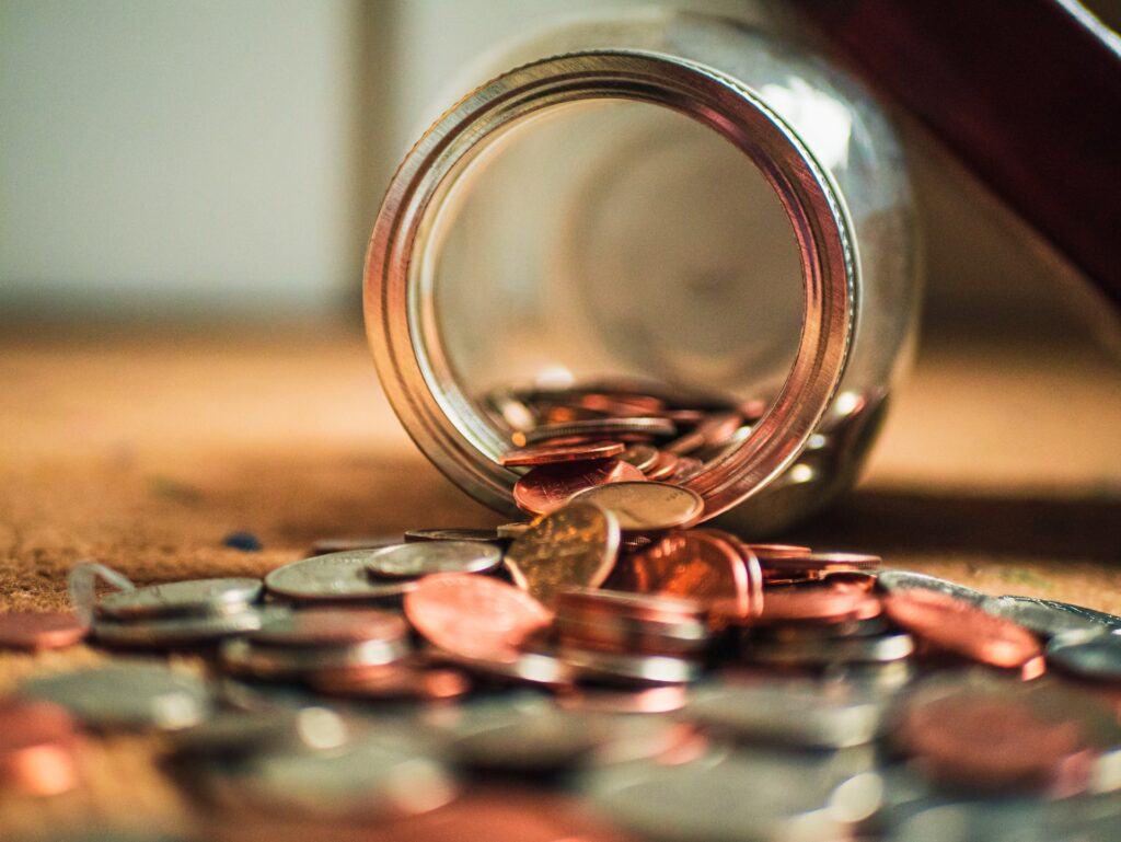 BAM! Be A Man. Money Coins Jar