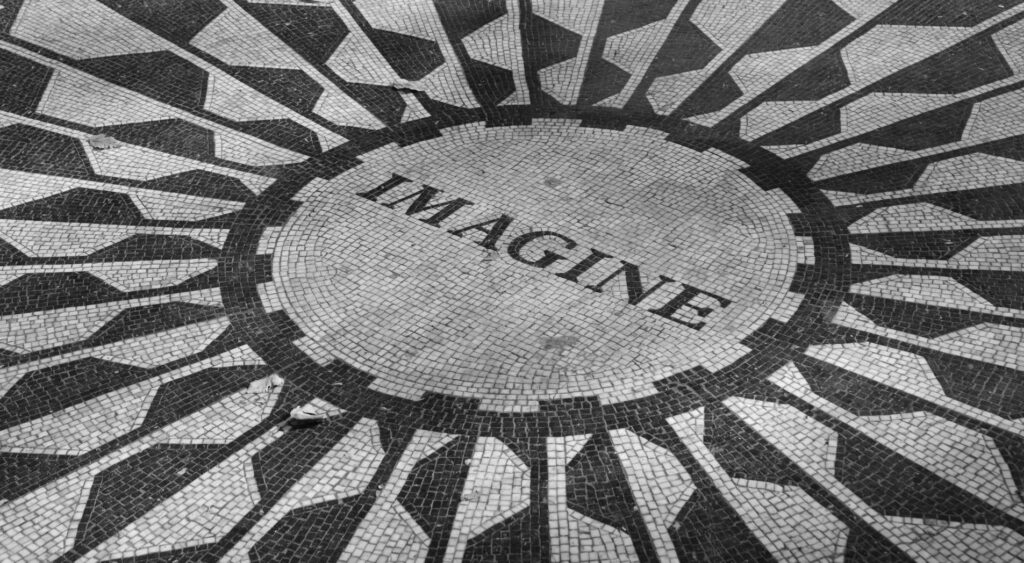 BAM! Be A Man. John Lennon Imagine.